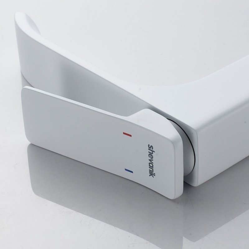 Смеситель для раковины/умывальника высокий Shevanik S4011C, белый