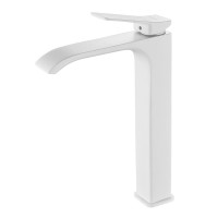 Смеситель для раковины/умывальника высокий Shevanik S4011C, белый Смеситель для раковины/умывальника высокий Shevanik S4011C, белый