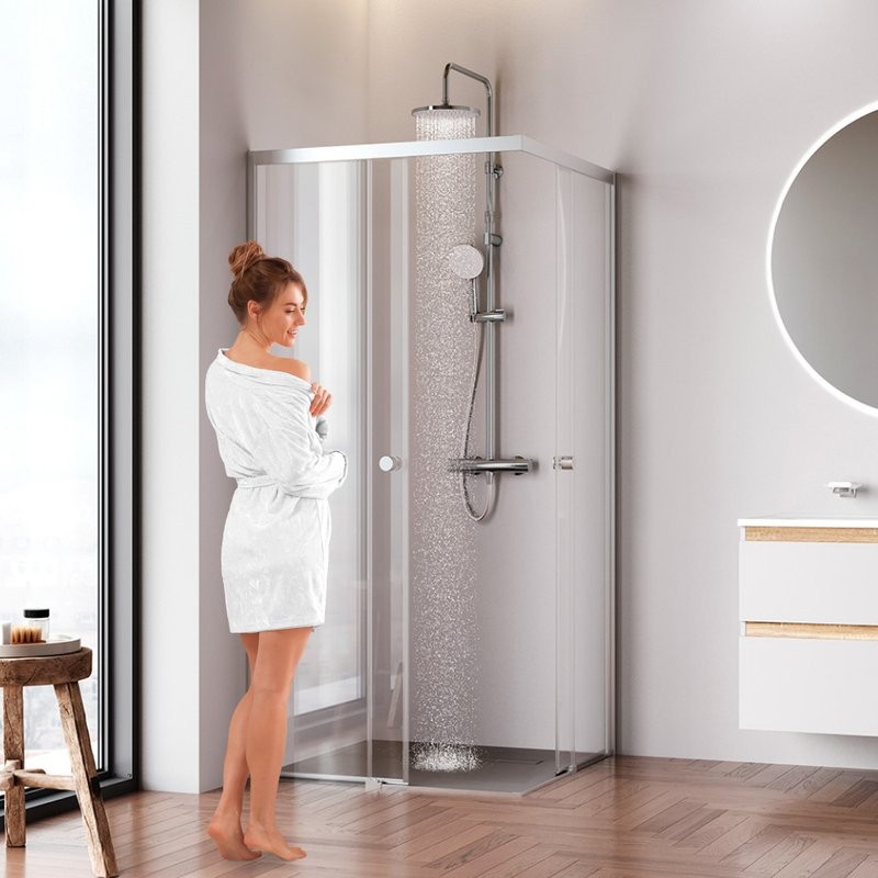 Душевой уголок AM.PM X-Joy W94G-403-9090-MT1K 90х90 см