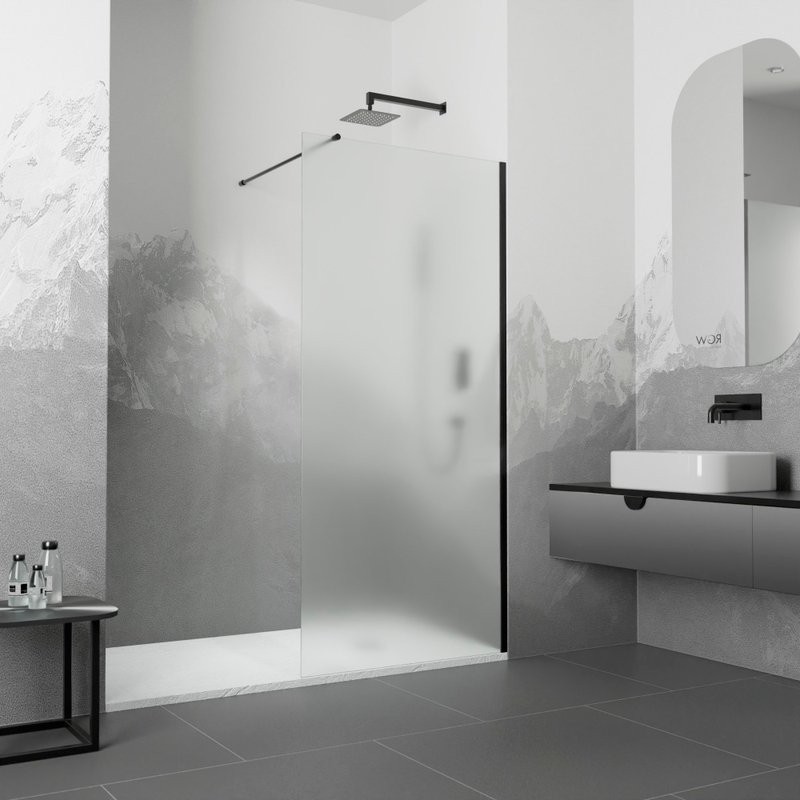 Душевая перегородка RGW Walk In WA-010-B 70x200, стекло сатин