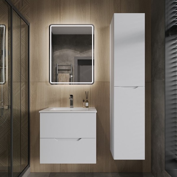 Мебель для ванной комнаты Orange Line 60 белая матовая