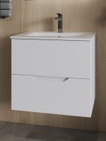 Мебель для ванной комнаты Orange Line 60 белая матовая