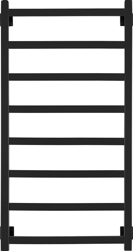 Полотенцесушитель водяной Secado Корато 1 105x55 см, матовый черный, лесенка