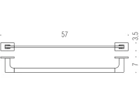 Полотенцедержатель Colombo Design Look B1610.BM Полотенцедержатель Colombo Design Look B1610.BM