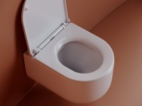 Комплект Ceramicanova Унитаз подвесной Ulma Rimless CN4006 безободковый, с микролифтом + Инсталляция Balance CN121001MB с кнопкой Circle матовой черной