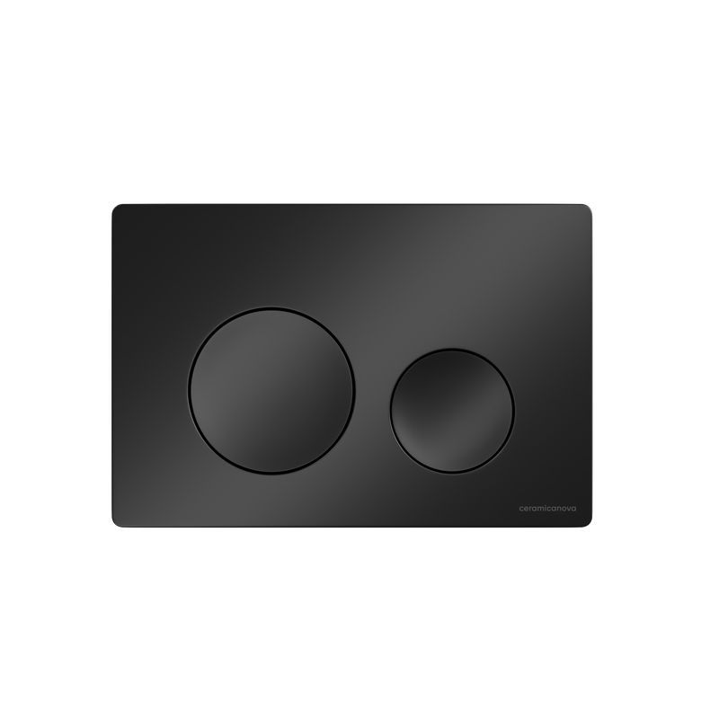 Комплект Ceramicanova Унитаз подвесной Ulma Rimless CN4006 безободковый, с микролифтом + Инсталляция Balance CN121001MB с кнопкой Circle матовой черной