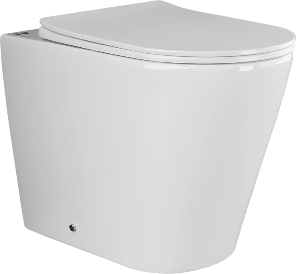 Унитаз приставной напольный Ceramicanova Highlight Rimless CN1812 с микролифтом, безободковый