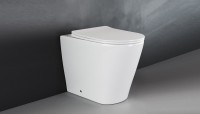 Унитаз приставной напольный Ceramicanova Highlight Rimless CN1812 с микролифтом, безободковый