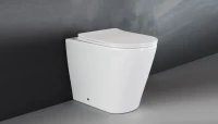 Унитаз приставной напольный Ceramicanova Highlight Rimless CN1812 с микролифтом, безободковый