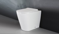 Унитаз приставной напольный Ceramicanova Highlight Rimless CN1812 с микролифтом, безободковый