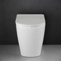 Унитаз приставной напольный Ceramicanova Highlight Rimless CN1812 с микролифтом, безободковый