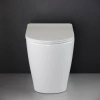 Унитаз приставной напольный Ceramicanova Highlight Rimless CN1812 с микролифтом, безободковый