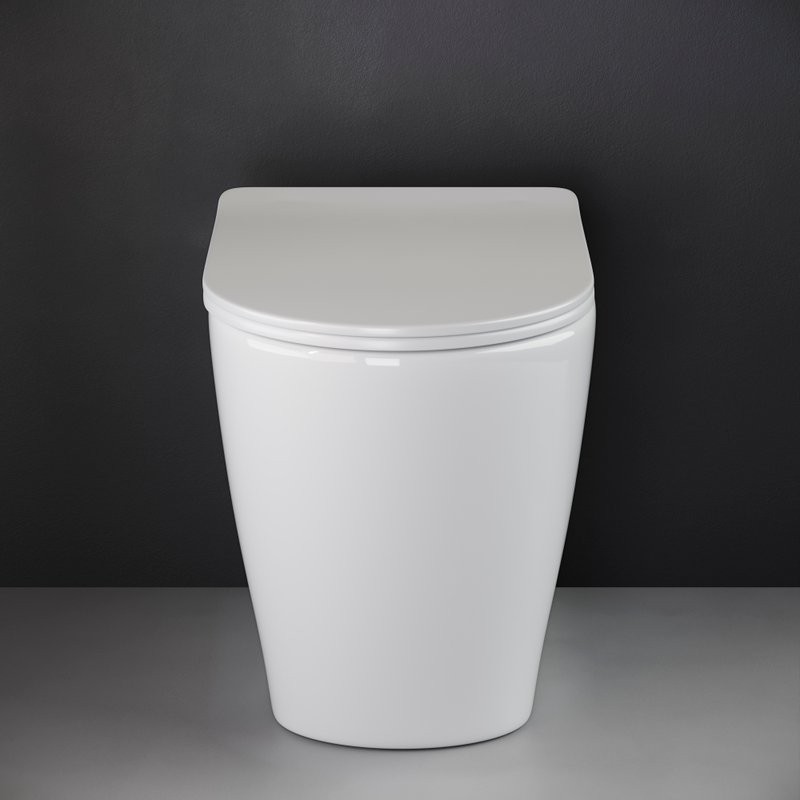 Унитаз приставной напольный Ceramicanova Highlight Rimless CN1812 с микролифтом, безободковый