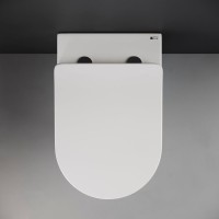 Унитаз приставной напольный Ceramicanova Highlight Rimless CN1812 с микролифтом, безободковый