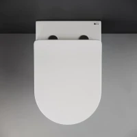 Унитаз приставной напольный Ceramicanova Highlight Rimless CN1812 с микролифтом, безободковый