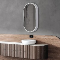 Зеркало-шкаф Abber Kontur AG6339S 50х100 см, с подсветкой, белое