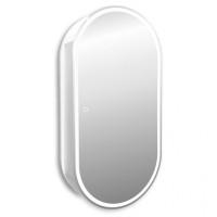 Зеркало-шкаф Abber Kontur AG6339S 50х100 см, с подсветкой, белое