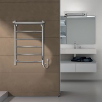 Полотенцесушитель Azario VERONA 500/800 электрический с полкой R 5 пер.