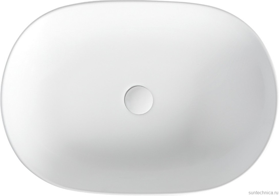 Тумба с раковиной Orange Line 60 подвесная, 2 ящика, матовая белая с раковиной B04-600W