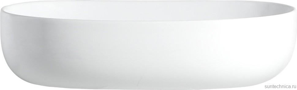 Тумба с раковиной Orange Line 60 подвесная, 2 ящика, матовая белая с раковиной B04-600W