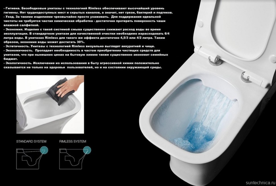 Унитаз подвесной Ceruttispa Arno Aria 7839 безободковый, с микролифтом