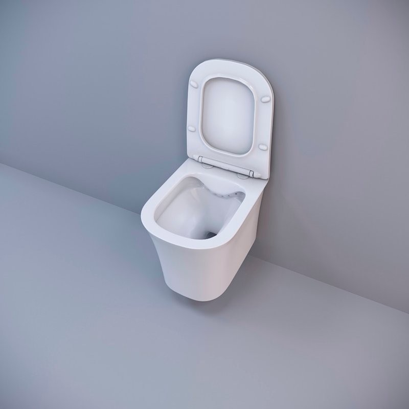 Унитаз подвесной Ceruttispa Arno Aria 7839 безободковый, с микролифтом