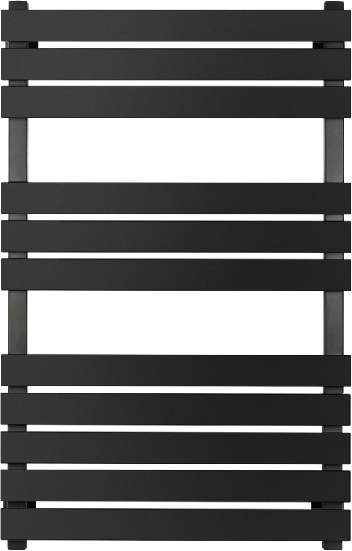 Полотенцесушитель электрический Secado Мормано 100х50 105x55 см, подключение слева, черный матовый, лесенка