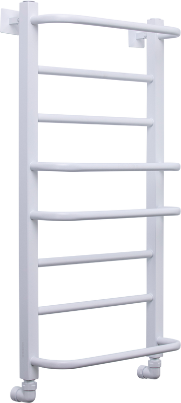 Полотенцесушитель водяной Comfysan Puro-K W-8 80х40 80x45 см, матовый белый, лесенка
