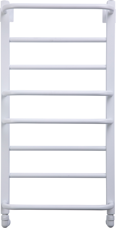 Полотенцесушитель водяной Comfysan Puro-K W-8 80х40 80x45 см, матовый белый, лесенка