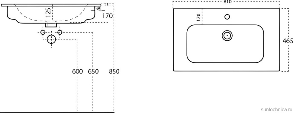 Тумба с раковиной STWORKI Гриндстед 80 дуб таксония, антрацит матовый, раковина 43081-112-KL антрацит