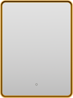 Мебель для ванной комнаты Brevita Vega 70 подвесная, зеленая, золото