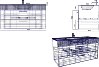 Мебель для ванной комнаты Sanvit Турин 2 100, белая