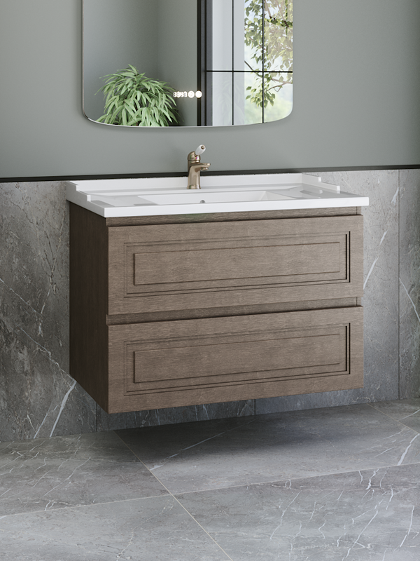 Тумба с раковиной Caprigo Wales 90 шоколадный орех