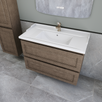 Тумба с раковиной Caprigo Wales 90 шоколадный орех