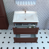 Тумба с раковиной Caprigo Wales Смальти 70 шоколад Тумба с раковиной Caprigo Wales Смальти 70 шоколад