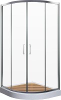 Душевой уголок Ceruttispa Viva 100 100x100, профиль хром