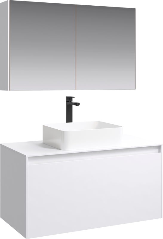 Мебель для ванной комнаты Aqwella 5 stars Mobi 100 белая