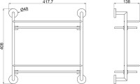 Полка Allen Brau Priority 6.31015-31 черная