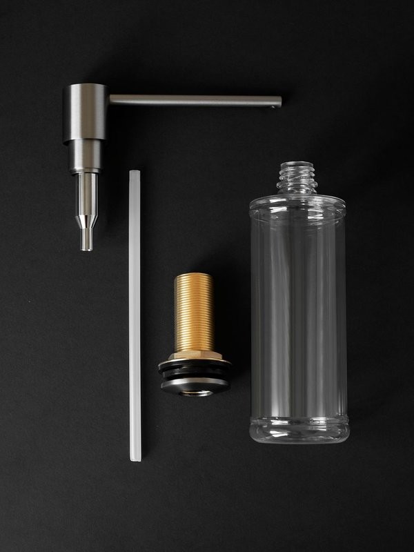 Дозатор для кухонной мойки AltroBagno Flusso 080501Ni никель