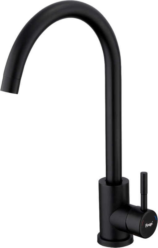 Комплект Мойка GranFest Practik P-980 KL черный + Смеситель Frap F40899-4 черный