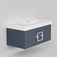 Тумба под раковину La Fenice Cubo 90 синяя