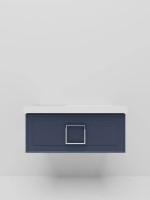 Тумба под раковину La Fenice Cubo 90 синяя