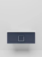 Тумба под раковину La Fenice Cubo 90 синяя
