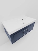 Тумба под раковину La Fenice Cubo 90 синяя