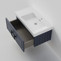 Тумба под раковину La Fenice Cubo 90 синяя