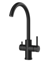 Смеситель для кухни Domaci Ливорно D8662MB матовый черный