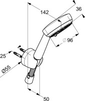 Душевой гарнитур Kludi Logo 3S 6803005-00