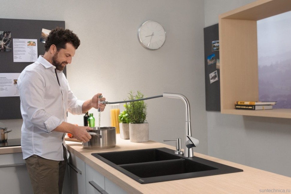 Смеситель для кухни Hansgrohe Talis Select M51 72822000 хром