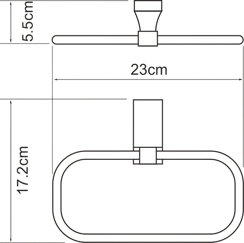 Полотенцедержатель Wasserkraft Abens K-3260