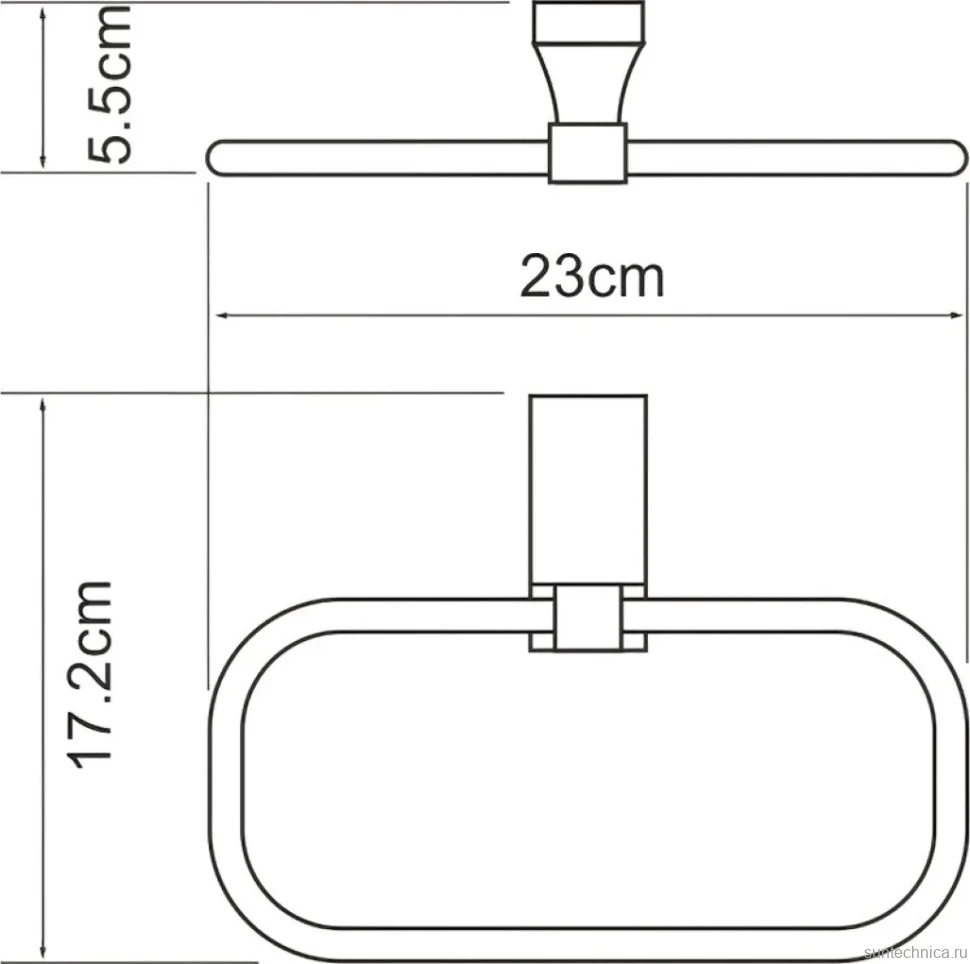 Полотенцедержатель Wasserkraft Abens K-3260